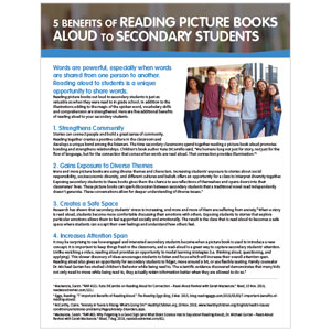 5 Benefits of Reading Picture Books Aloud to Secondary Students