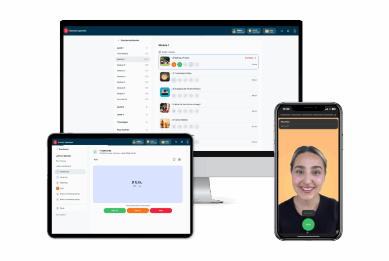 Rocket Languages: Online Language Courses for Students & Educators